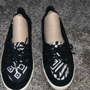 Vans Palasides Surf Side Suede Vulc Black Aztec Sneaker